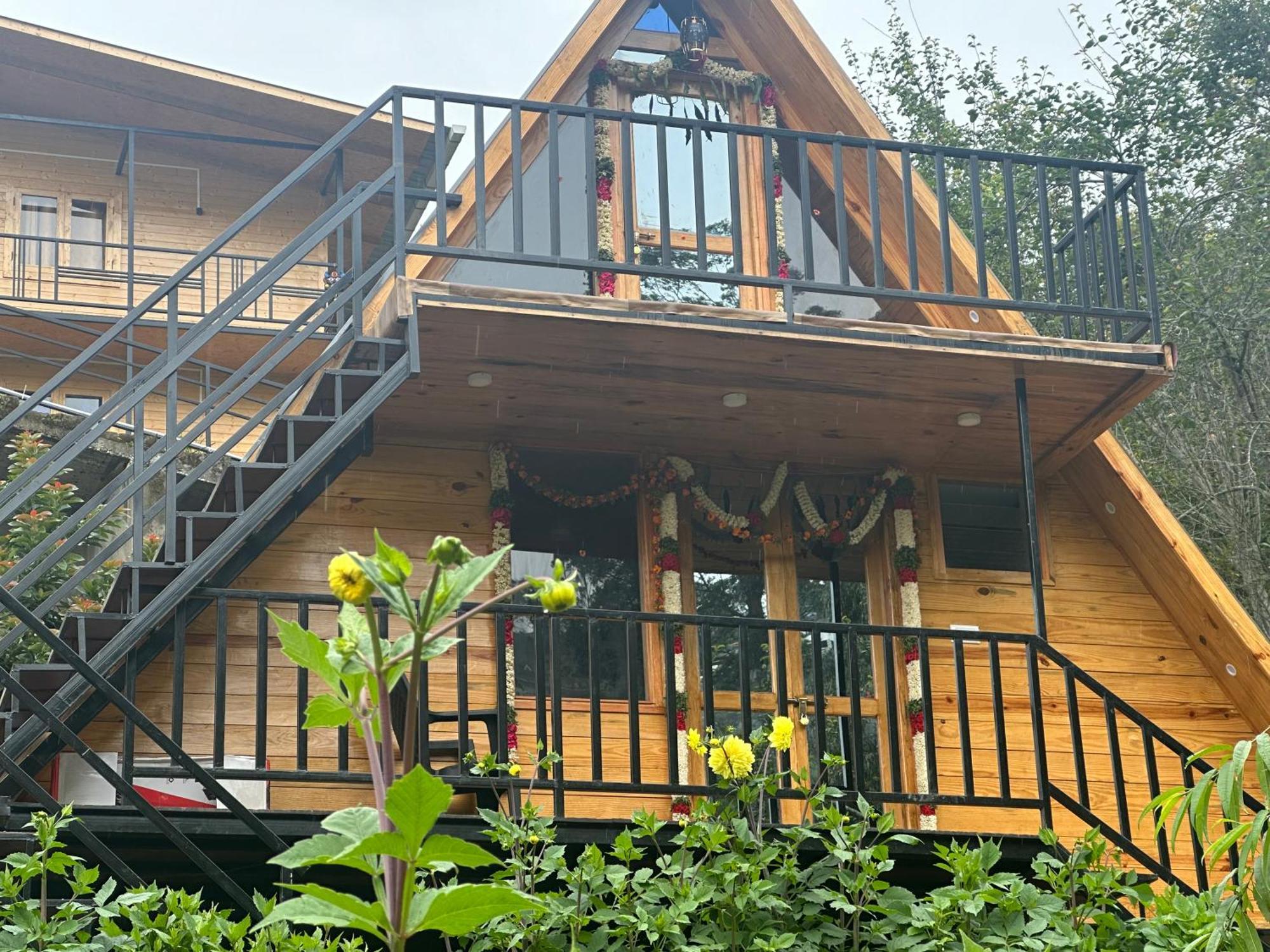 Magica Mount A Frame Wood House Villa Kodaikanal Bagian luar foto